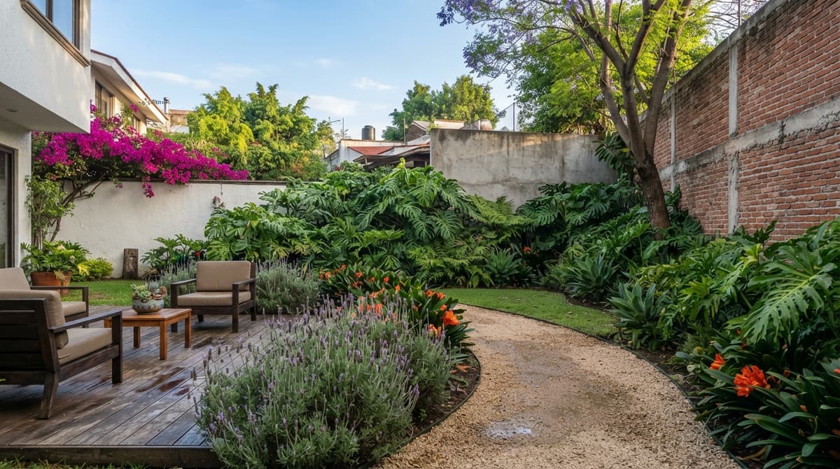 Jardín instalado